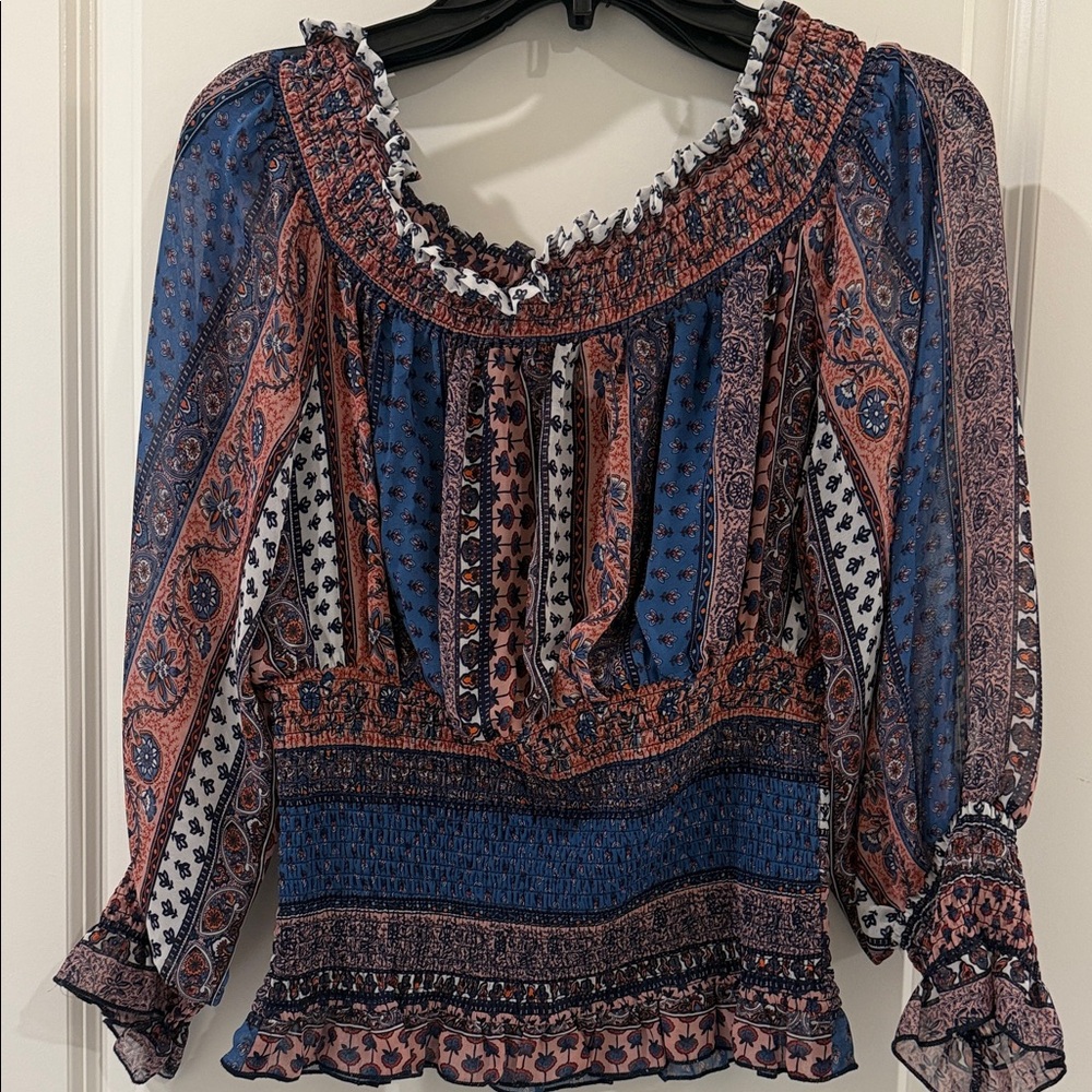 VENUS Multicolor Bohemian Blouse